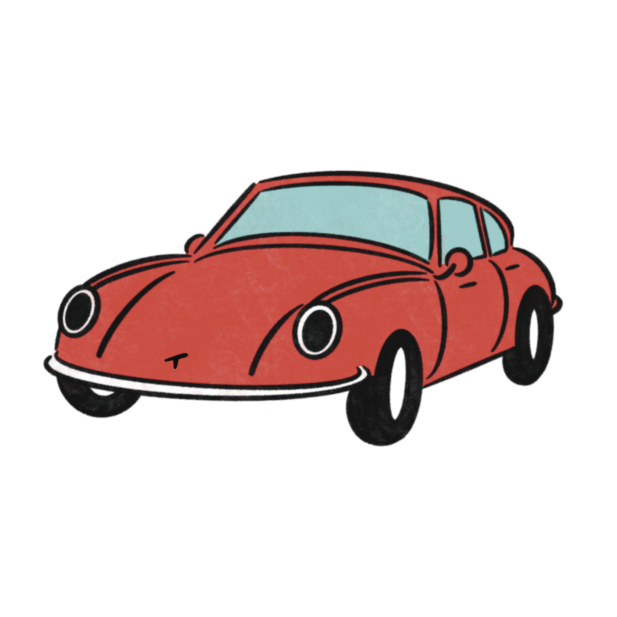 赤いスポーツカー