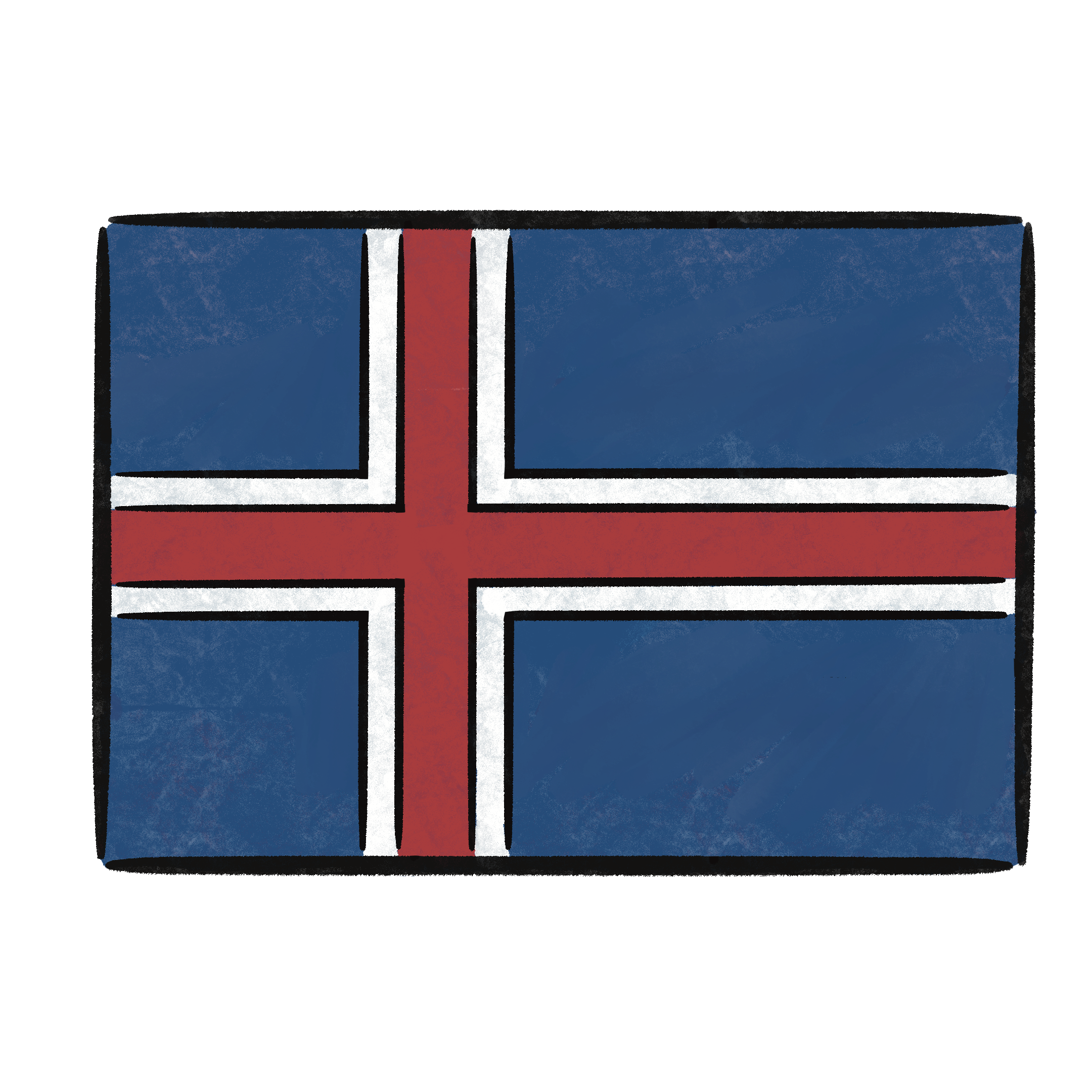 アイスランド国旗_Flag of Iceland