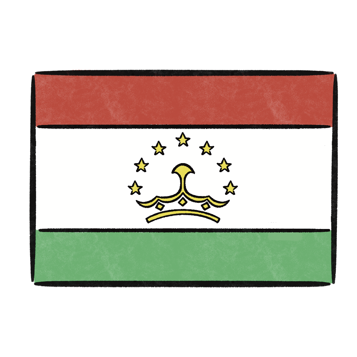 タジキスタン国旗