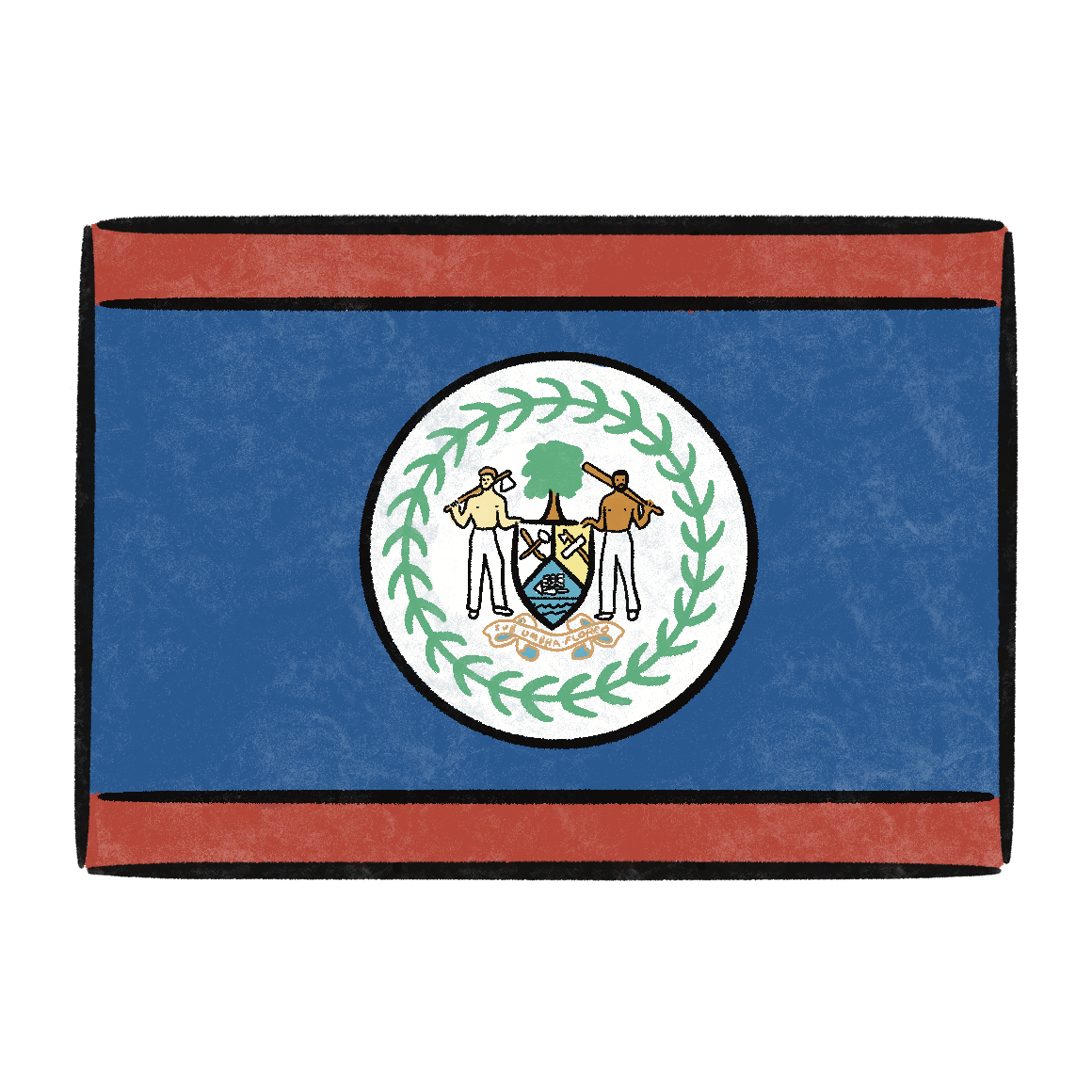 ベリーズ国旗
