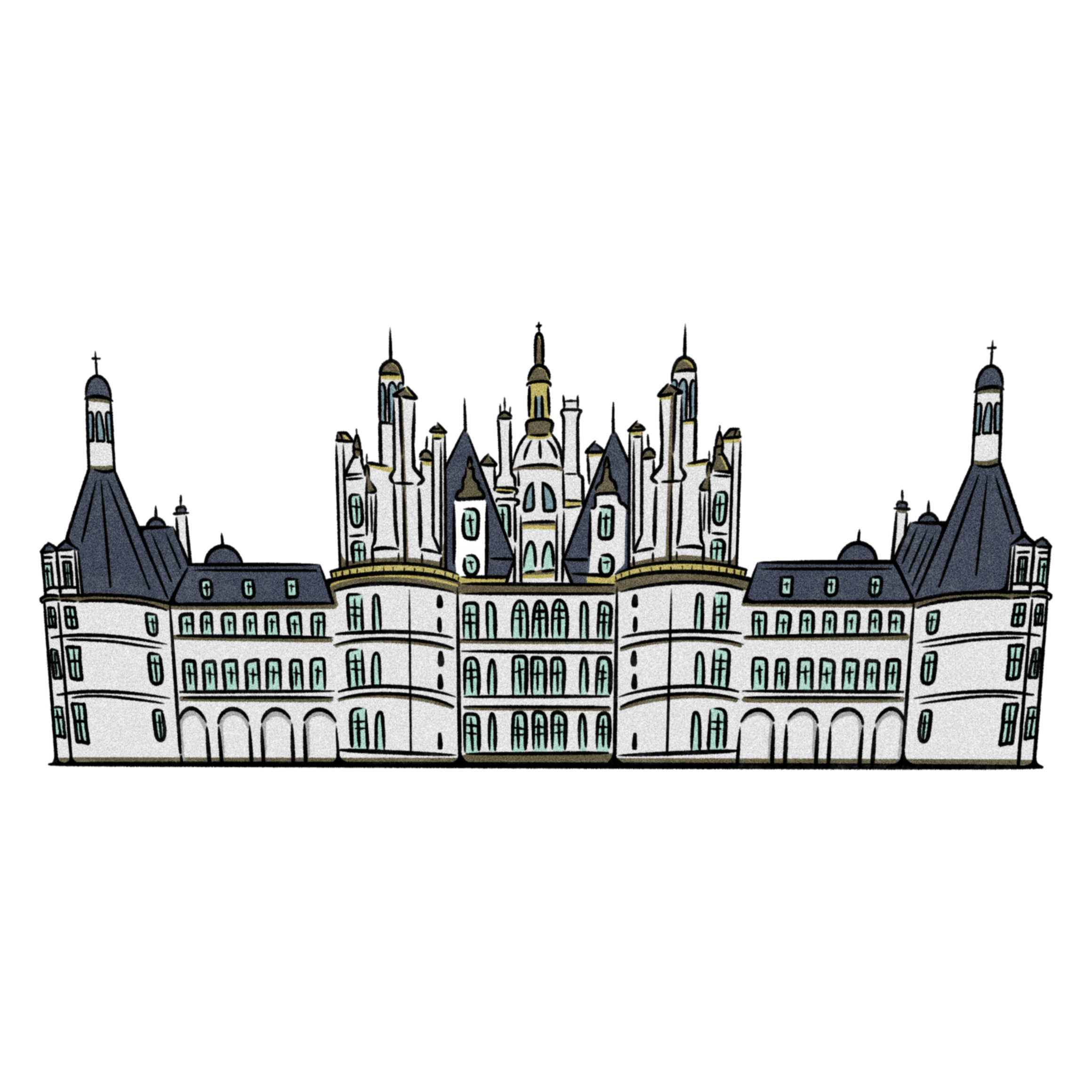 シャンボール城_Chambord castle