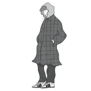 パーカーの青年