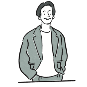 スーツの男性