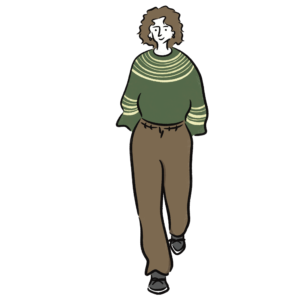 街を歩く女性